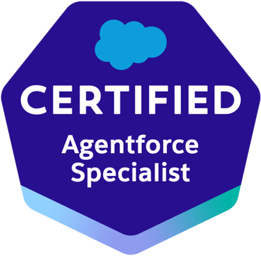 Logo Salesforce Agentforce Specialist - Conteúdo Preparatório