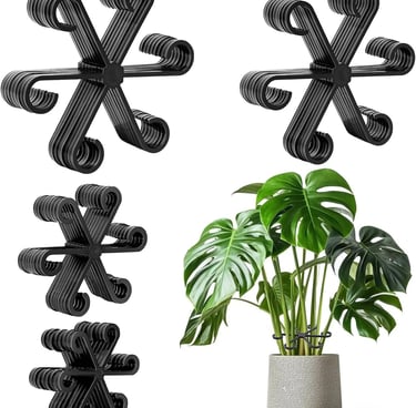 32pcs Plant Stem Support, Plant Support for Indoor Plants, Climbing Houseplant Stem Holders, Reusabl