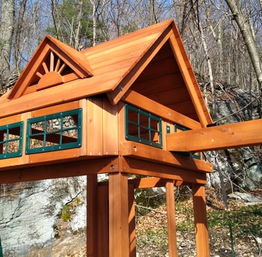 Top of swingset w/slide