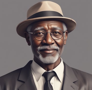 A smiling tenant standing near the garden-style apartment entrance on a sunny day.