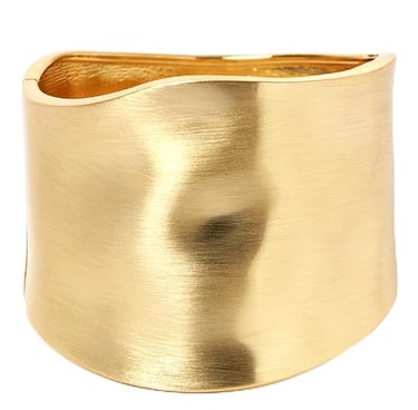 Golden statement bracelet  