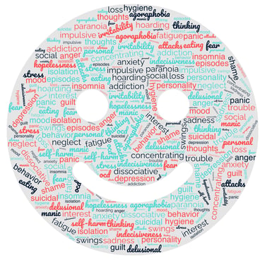 An illustration of some topics often brought to counselling