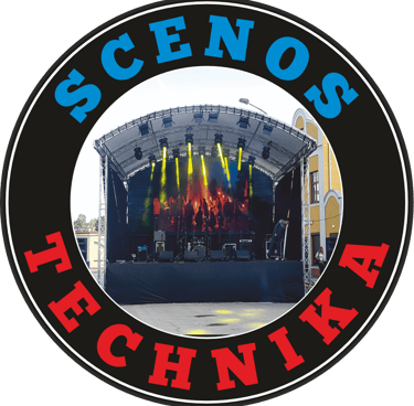 a stage with a stage and stage lights
