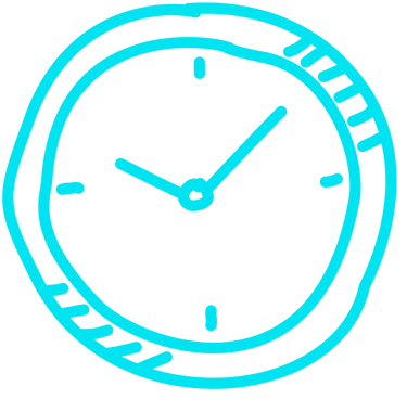 Reloj dibujado