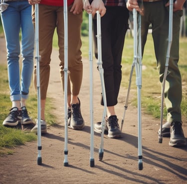 An indoor sports hall with a basketball hoop and court markings. The court has a polished wooden floor with red and white lines. The ceiling is high with metal beams, and the walls have large windows covered by dark curtains. A basketball is visible in mid-air near the hoop.