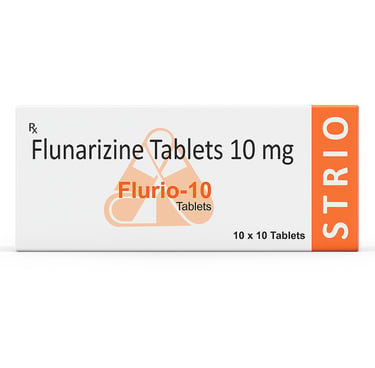 FLURIO-10, FLUNARIZINE TABLETS BY STRIO HEALTHCARE