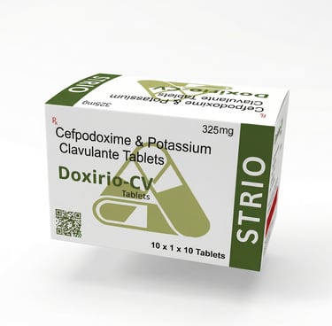 Doxirio-CV 325 - Cefpodoxime Clav Tablets By Strio Healthcare