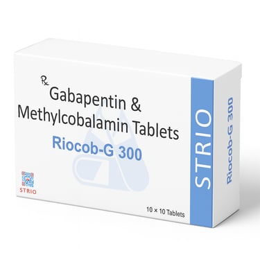 RIOCOB-G, GABAPENTIN + METHYLCOBALAMIN TABLETS BY STRIO HEALTHCARE