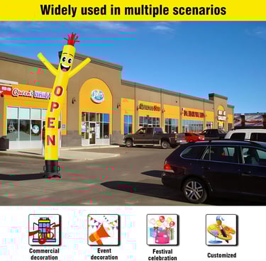 inflatable open sign to increase business