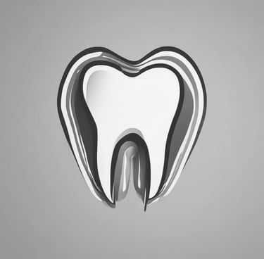A dental model displaying human teeth and gums is being used to demonstrate veneer application. A dental instrument is holding a veneer up to one of the front teeth.