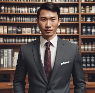 A smiling customer standing next to a tow truck after receiving assistance.