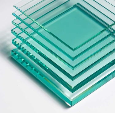 Art Glass, Perspex/Acrylic, Non Reflect Glass, Regular Glass