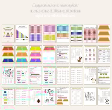livret apprendre à compter