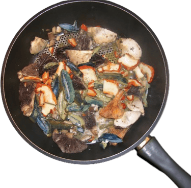 champignons poêlés