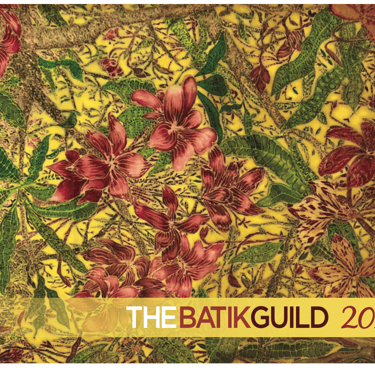 Shuen-Li's Floral Batik Painting selected for front cover of The Batik Guild 2023 Calendar