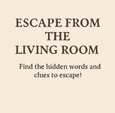 Escape the word Living room 