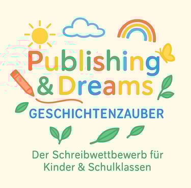 Banner für den Geschichtenzauber-Schulwettbewerb zur Leseförderung