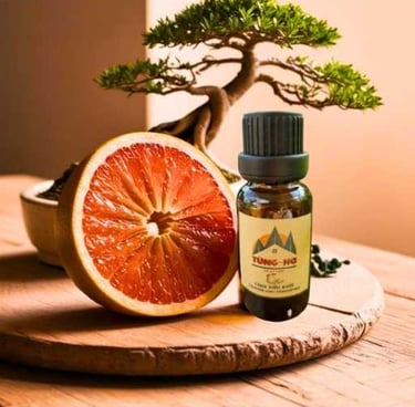 tinh dầu bưởi Tùng Hạ, Grapefruit Essential Oil, 葡萄柚精油