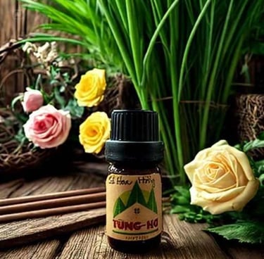 tinh dầu sả hoa hồng Tùng Hạ, 玫瑰香茅精油, Palmarosa Essential Oil">
