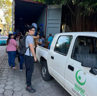 Las donaciones llegando a El Salvador
