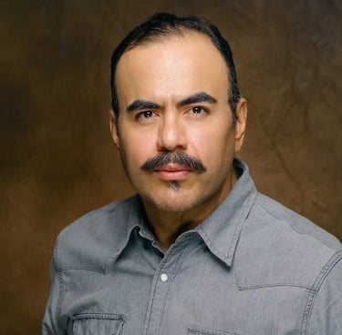 Theatrical headshot for Orlando Arriaga