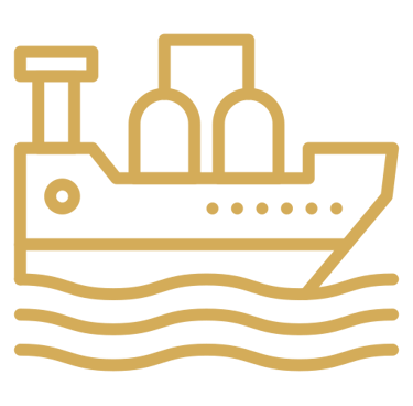 Sulfur shipping icon 