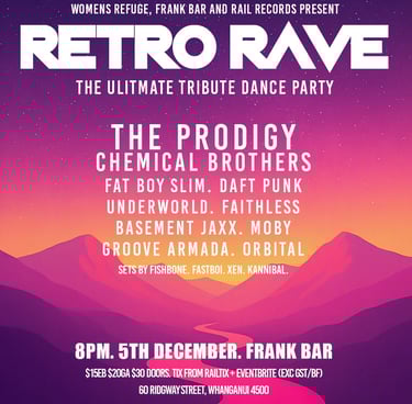 Whanganui Retro Rave Frank Bar 