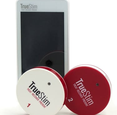 TrueStim hand held device with wireless connectivity