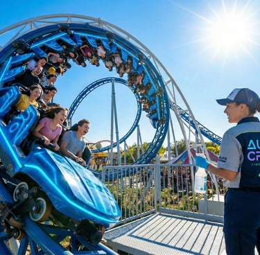 attractiepark schoonmaak