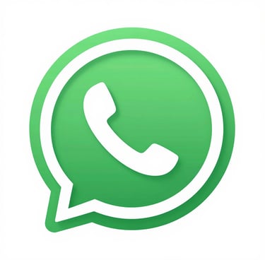 Official green WhatsApp messenger icon with a white telephone handset inside a speech bubble.