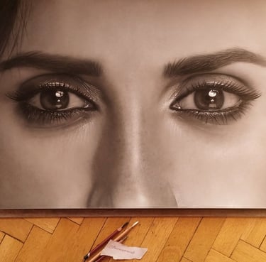 dibujo a pastel