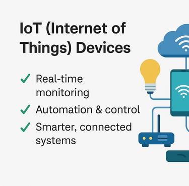 Smart IoT devices for connected technology solutions
