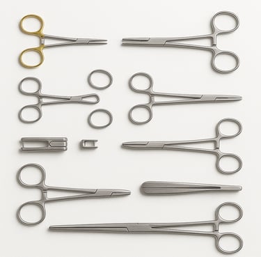 Hemostatic clamps for bleeding control