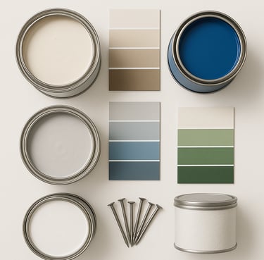 Paints and protective coatings for interior and exterior surfaces, durable export quality coating so