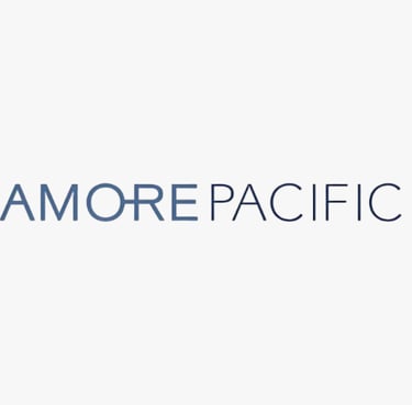 Logo of AMOREPACIFIC, a global beauty brand whose standards are met by King Fly.