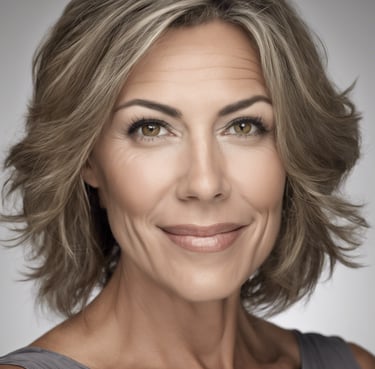 shallow focus photo of woman in gray jacket