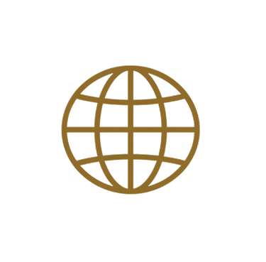 Image settings panel displaying a placeholder globe icon with options to replace the image and add a