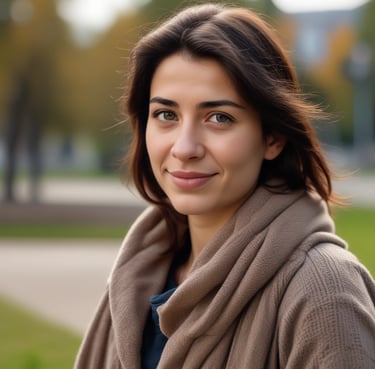 Happy customer receiving a package from japan4you at home.