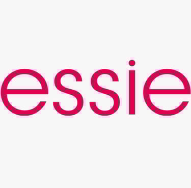 Logo of essie, a professional nail care brand whose standards are met by King Fly.