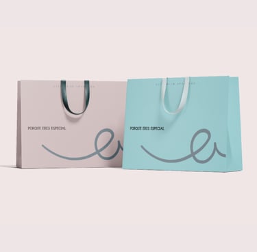 Bolsas para entrega de productos de marca de cuidados faciales