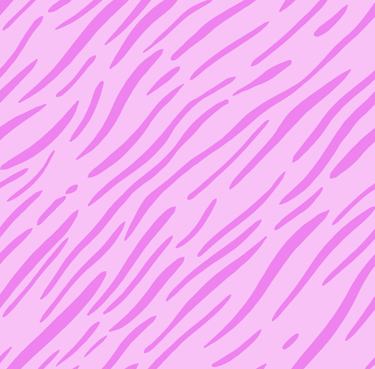 A seamless pattern with pink diagonal lines on a light pink background, reminds of animal stripes.