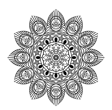 Mandala Colouring Page