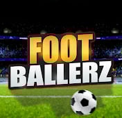 a soccer ball on a soccer field with a soccer ball in the background