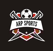 a soccer ball on a black background