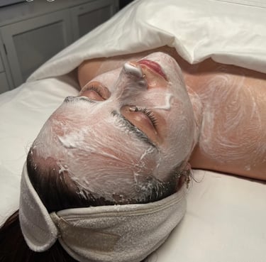 facial by Mallory at vanity esthetics