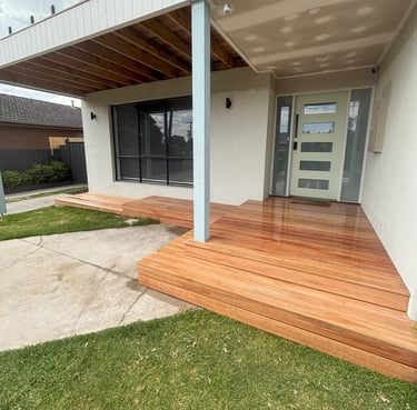 Deck built by Dylan Ludbrook Carpentry in Geelong