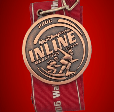 2006 Disney Inline Skating Half Marathon Medal