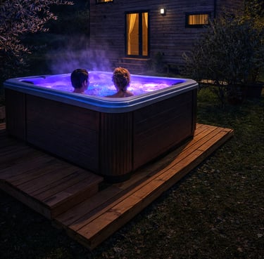 Private spa with chromotherapy