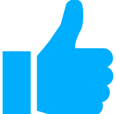 a thumbs up with a thumbs up