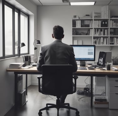 woman wearing black crew-neck shirt